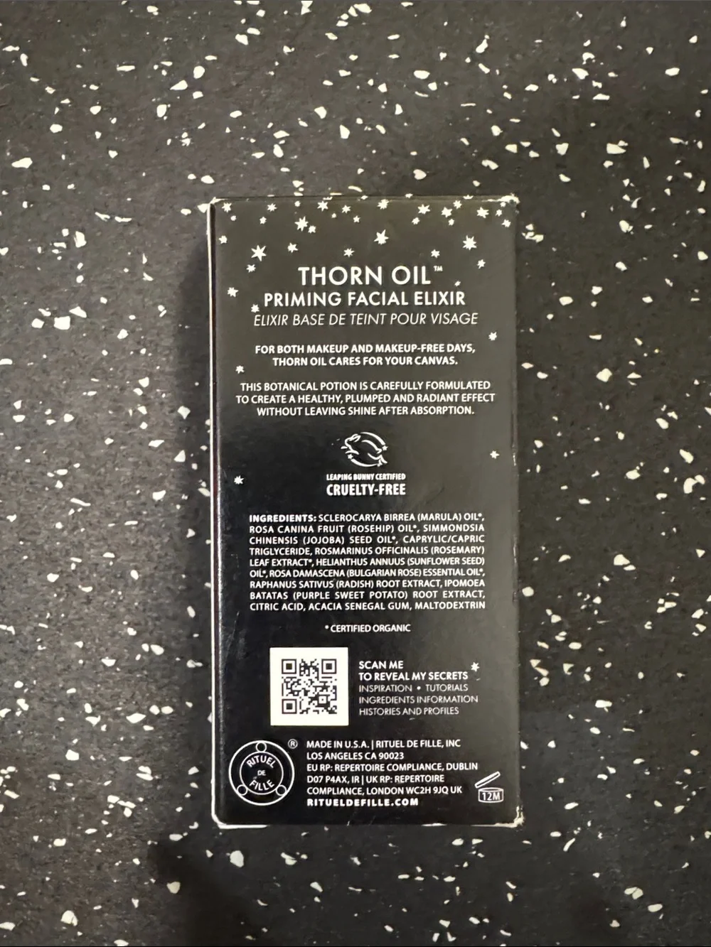 Rituel de Fille Thorn Oil - Priming Facial Elixir